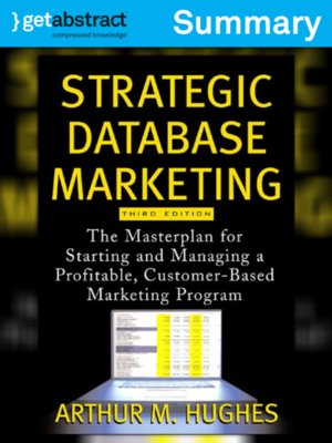 cover image of Strategic Database Marketing (Summary)